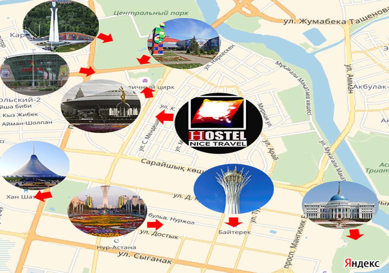 Hostel Nice Travel Asztana Kültér fotó